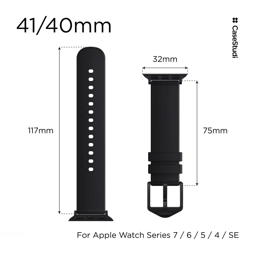 Casestudi Watch 49/46/45/44 Mm USL Series Strap - Black - Tashqila Casestudi Watch 49/46/45/44 Mm USL Series Strap - Black - Tashqila